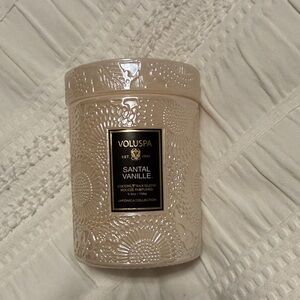 Voluspa Santal Vanille Candle in Cream